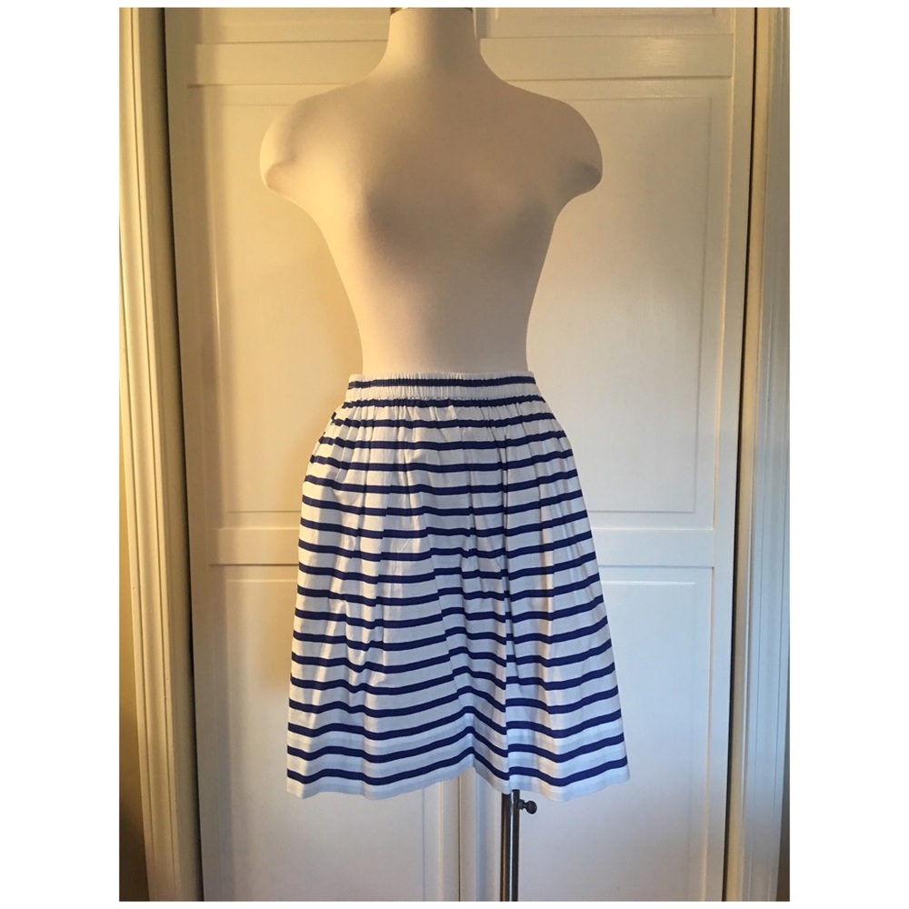 Jcrew striped skirt
